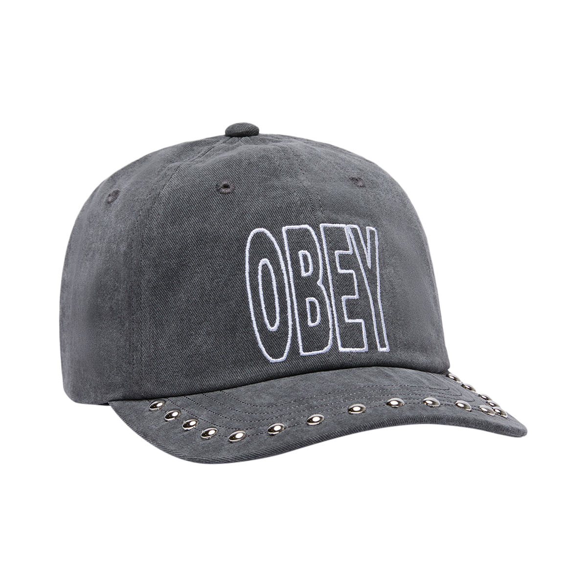 OBEY PIGMENT ANTI 6 PANEL VELCRO BACK - Pigment Black