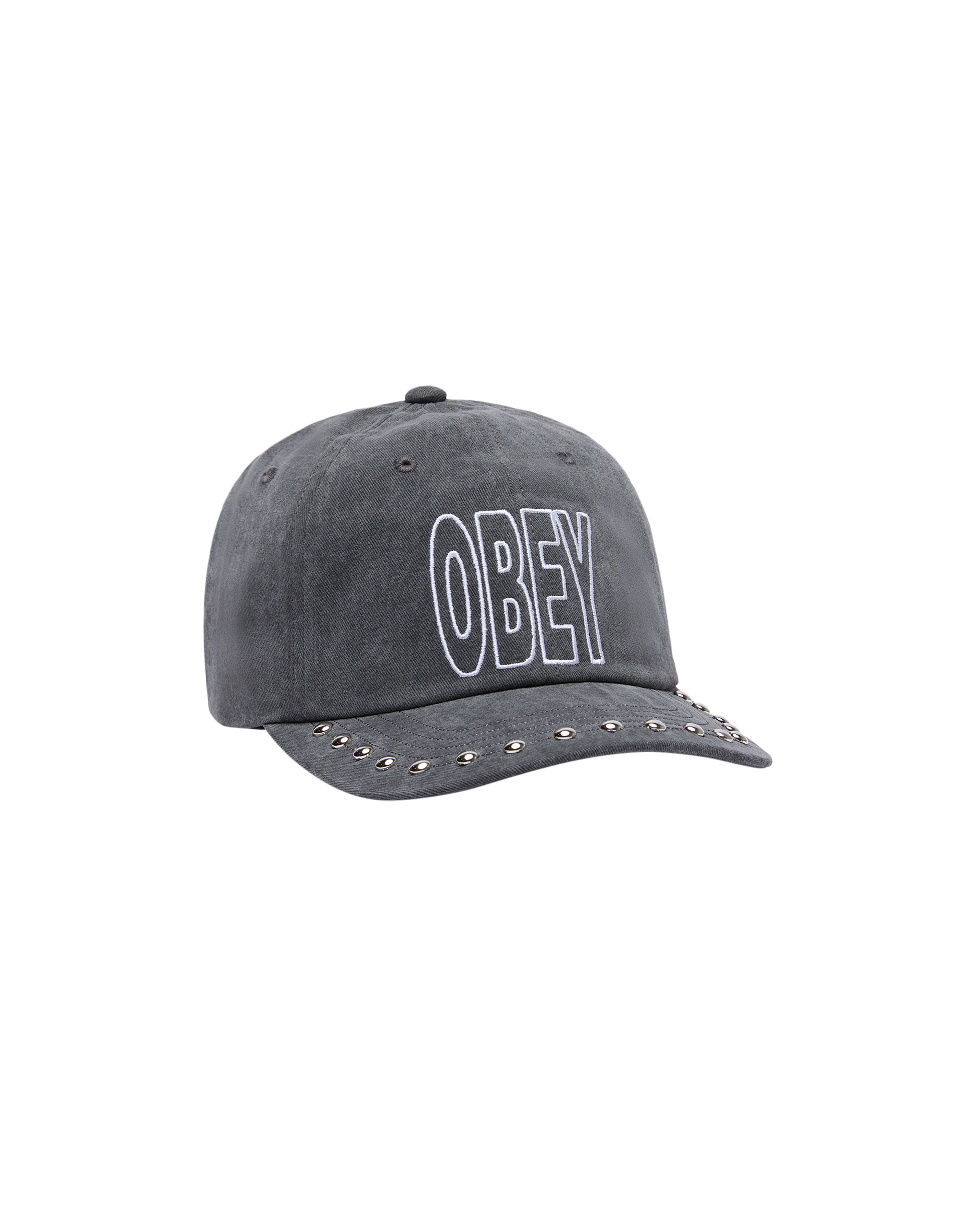 OBEY PIGMENT ANTI 6 PANEL VELCRO BACK - Pigment Black