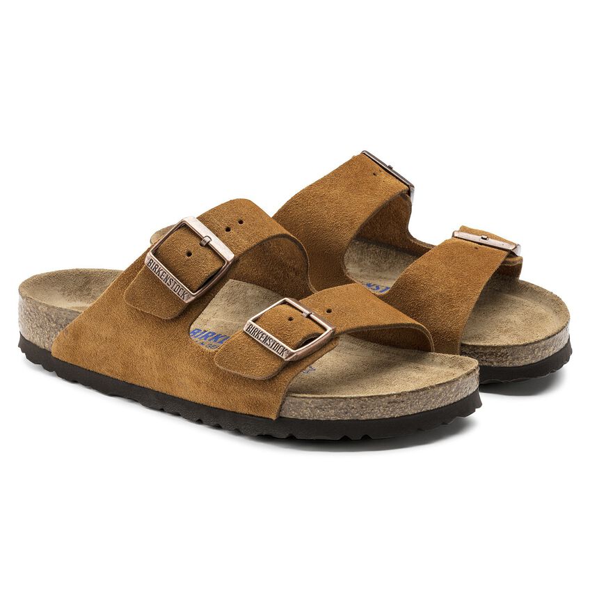 BIRKENSTOCK ARIZONA SOFT FOOTBED SUEDE REGULAR 