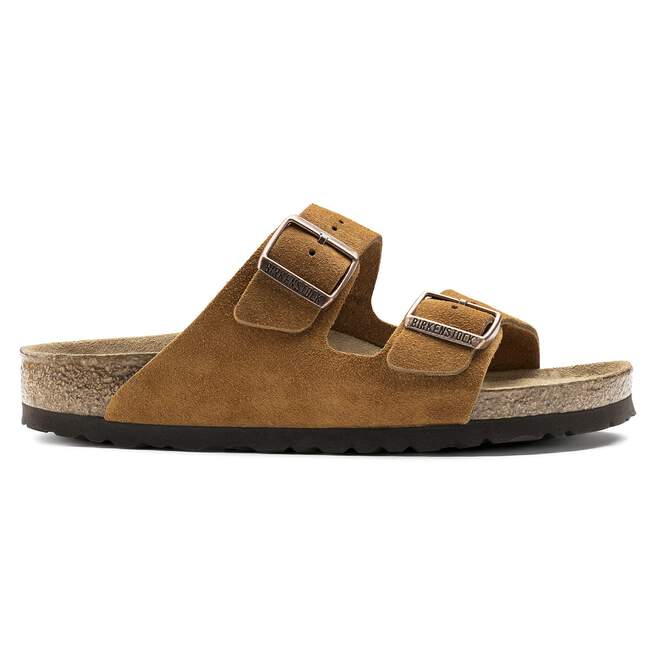 BIRKENSTOCK ARIZONA SOFT FOOTBED SUEDE NARROW 