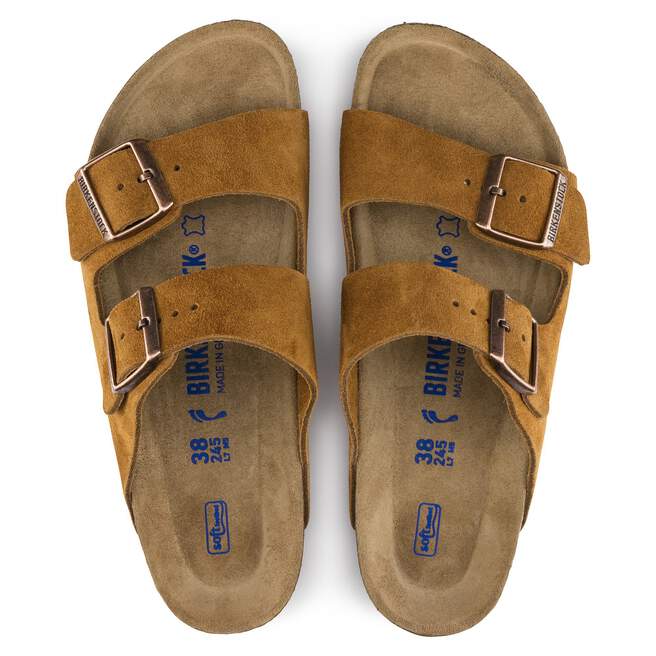 BIRKENSTOCK ARIZONA SOFT FOOTBED SUEDE NARROW 