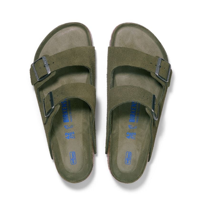 BIRKENSTOCK ARIZONA SOFT FOOTBED SUEDE REGULAR 