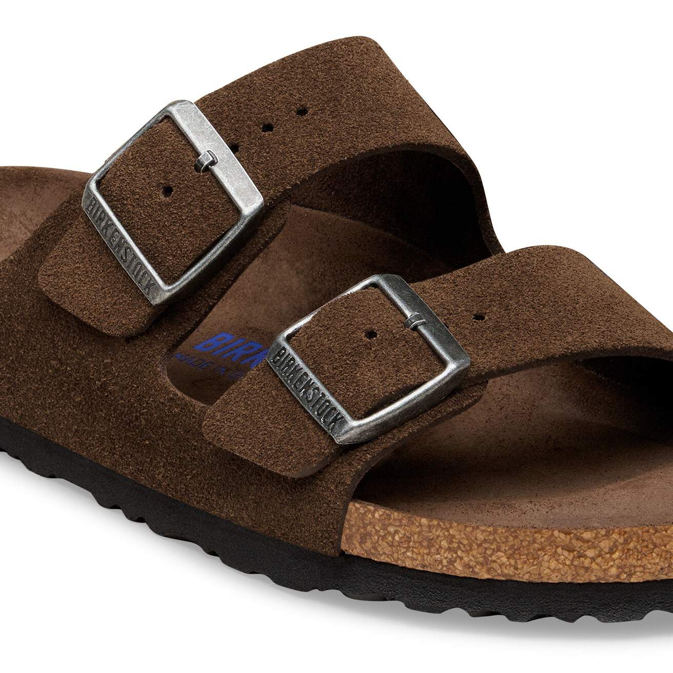 BIRKENSTOCK ARIZONA SOFT FOOTBED SUEDE REGULAR