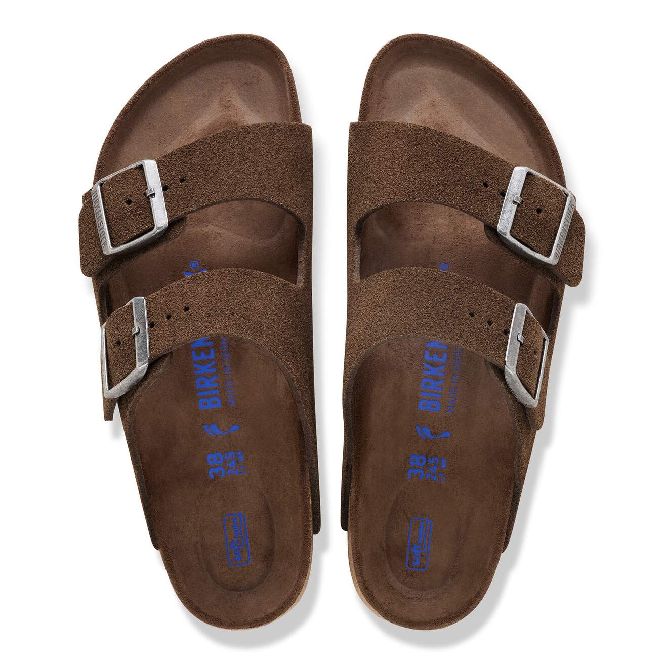 BIRKENSTOCK ARIZONA SOFT FOOTBED SUEDE REGULAR
