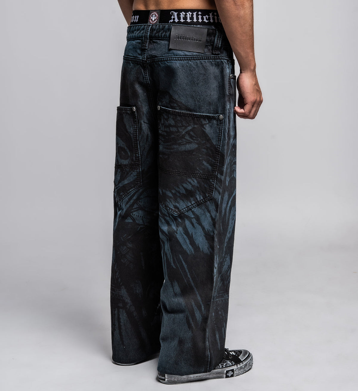 AFFLICTION DARK ANGEL JEAN DARK BLUE