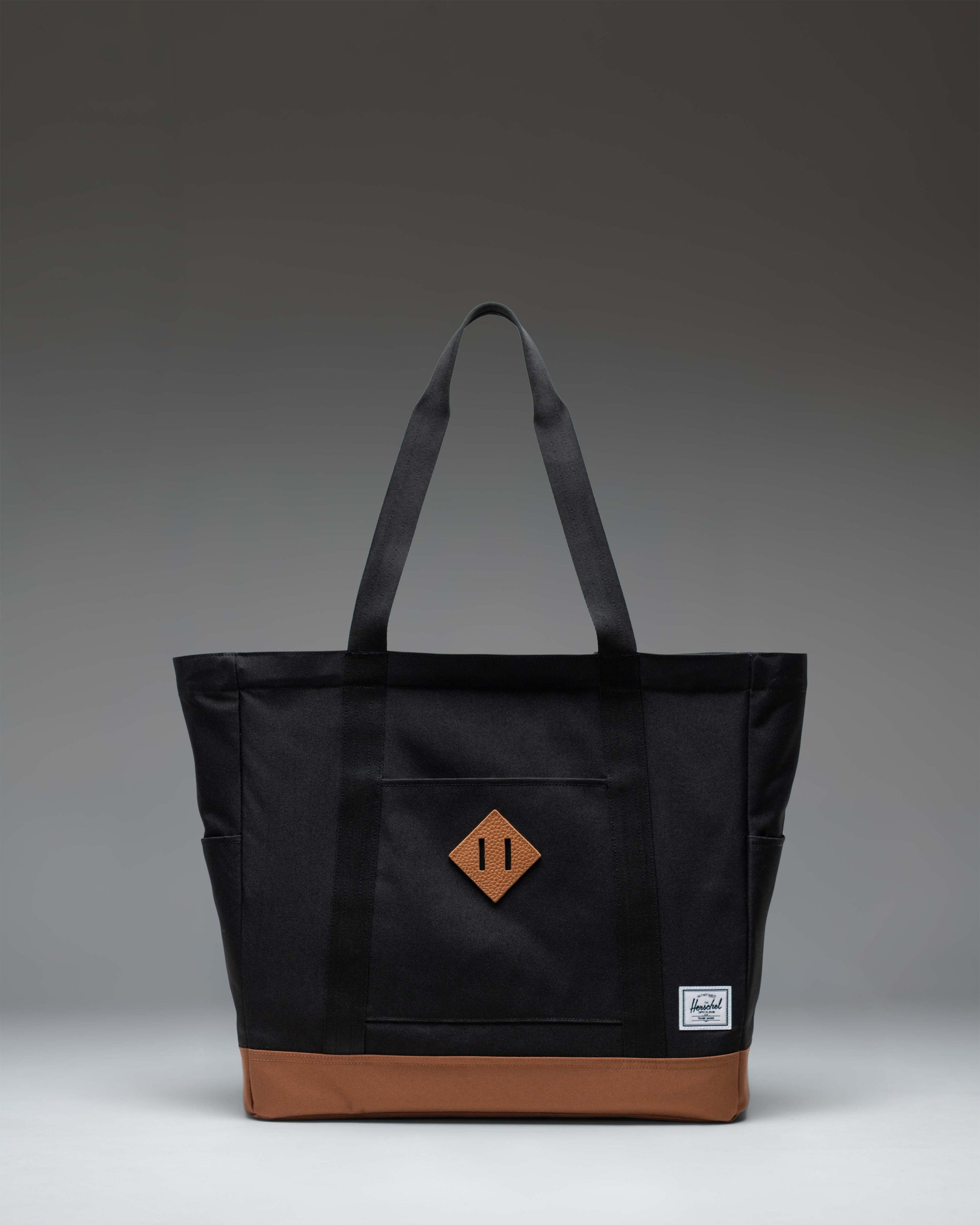 Herschel Heritage Tote Black/Saddle