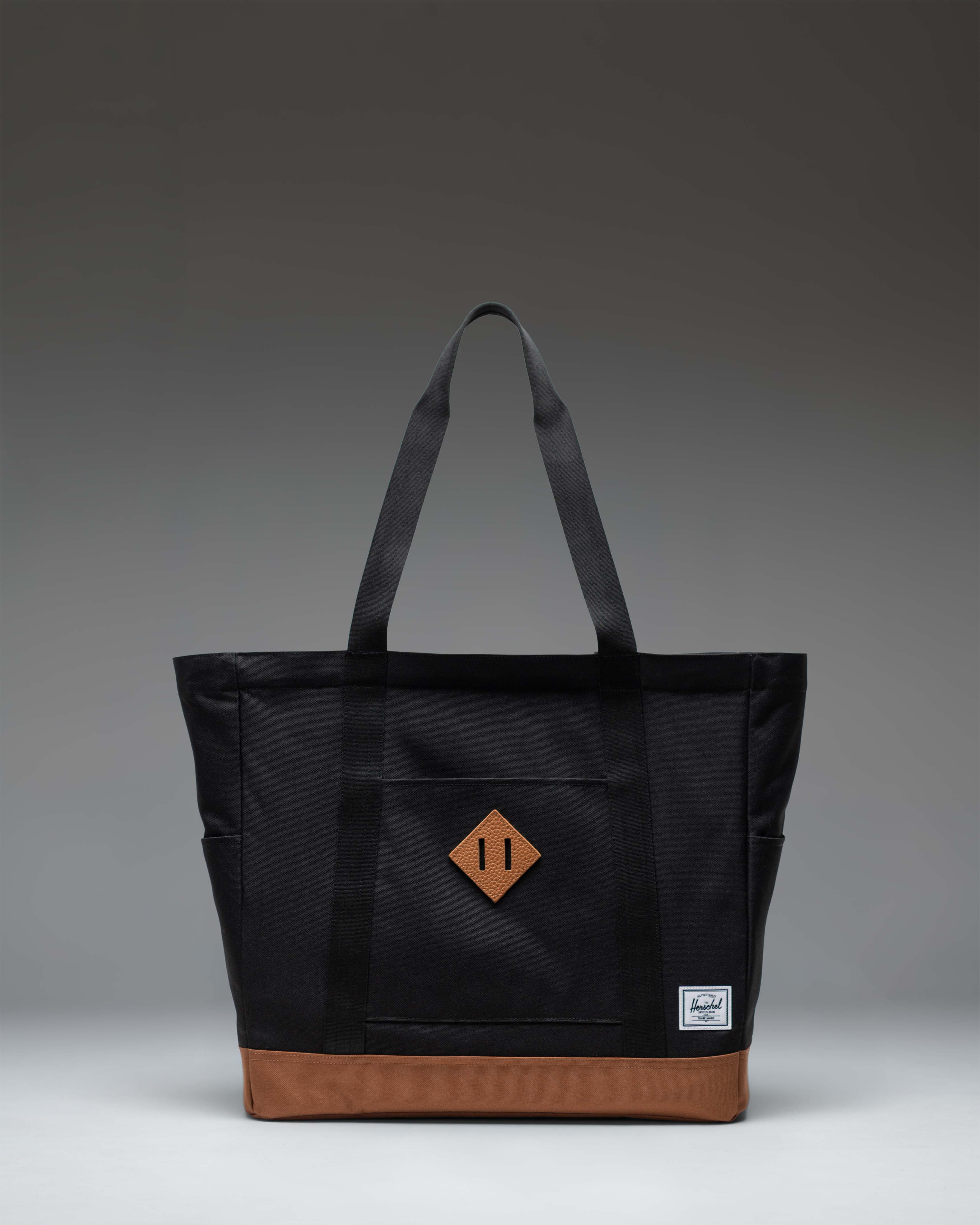 Herschel Heritage Tote Black/Saddle