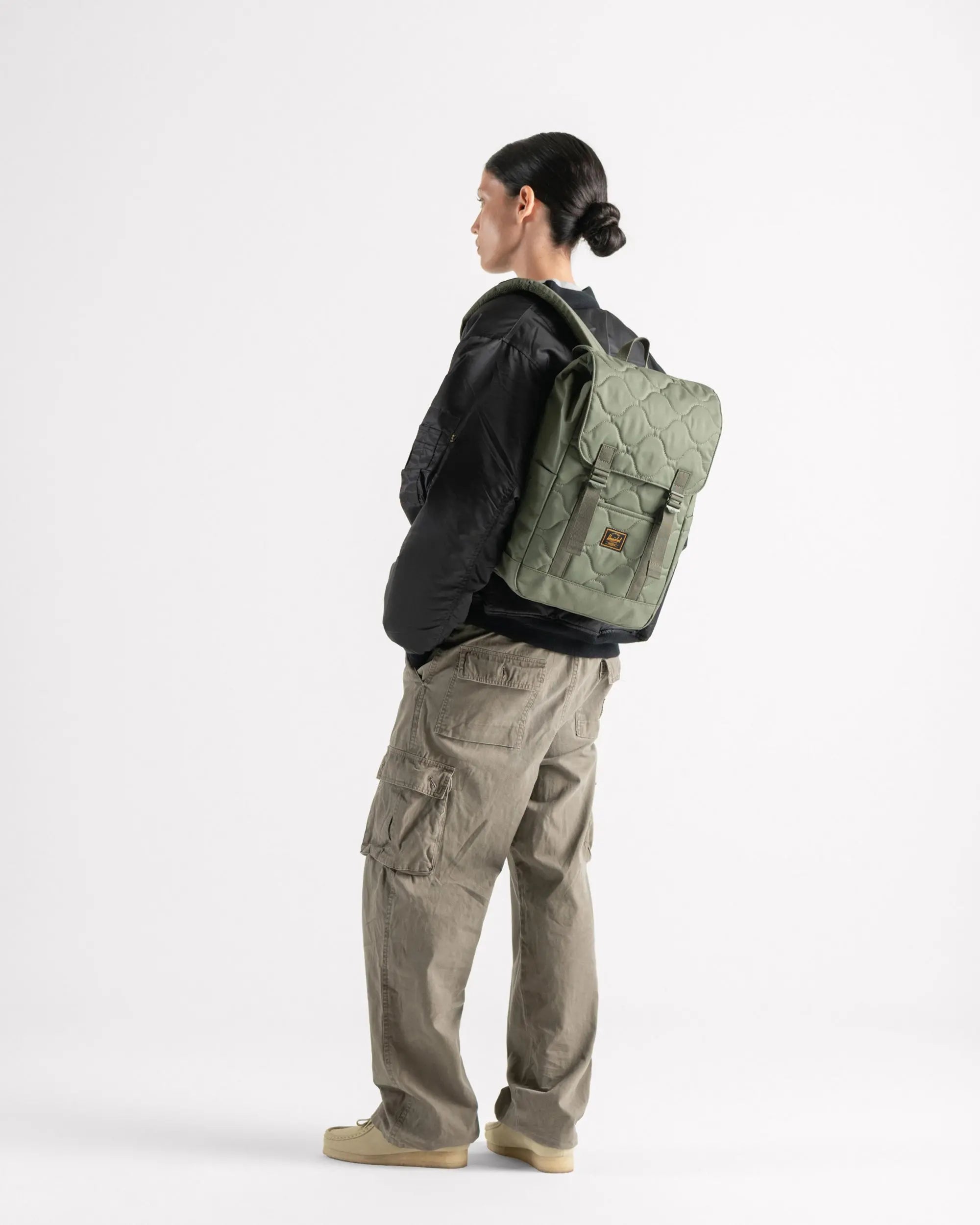HERSCHEL RETREAT SMALL CAPSULE QUILTED BACKPACK