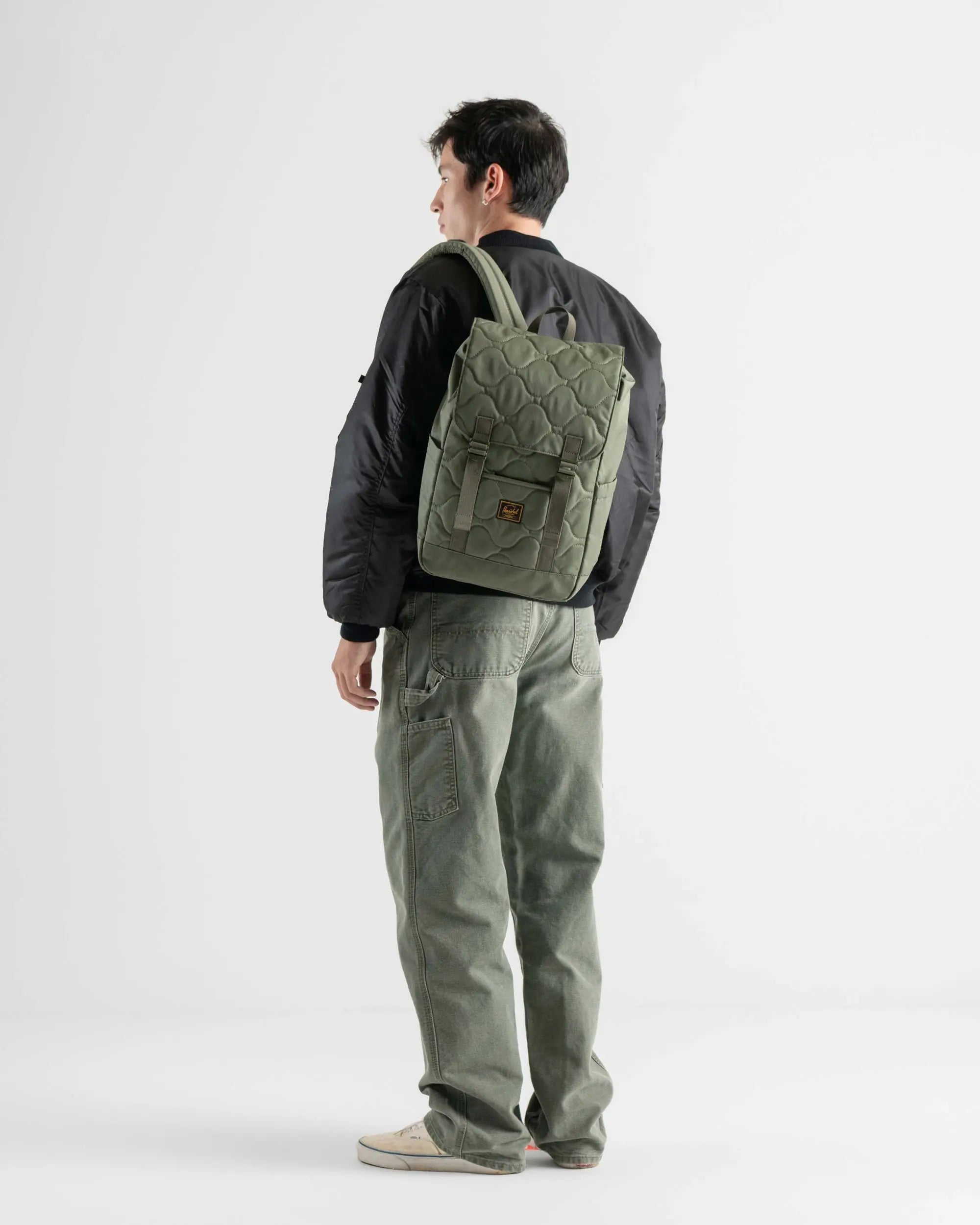 HERSCHEL RETREAT SMALL CAPSULE QUILTED BACKPACK