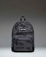 Herschel Thrasher Classic XL Backpack Nylon Asphalt Black Destroy - flat