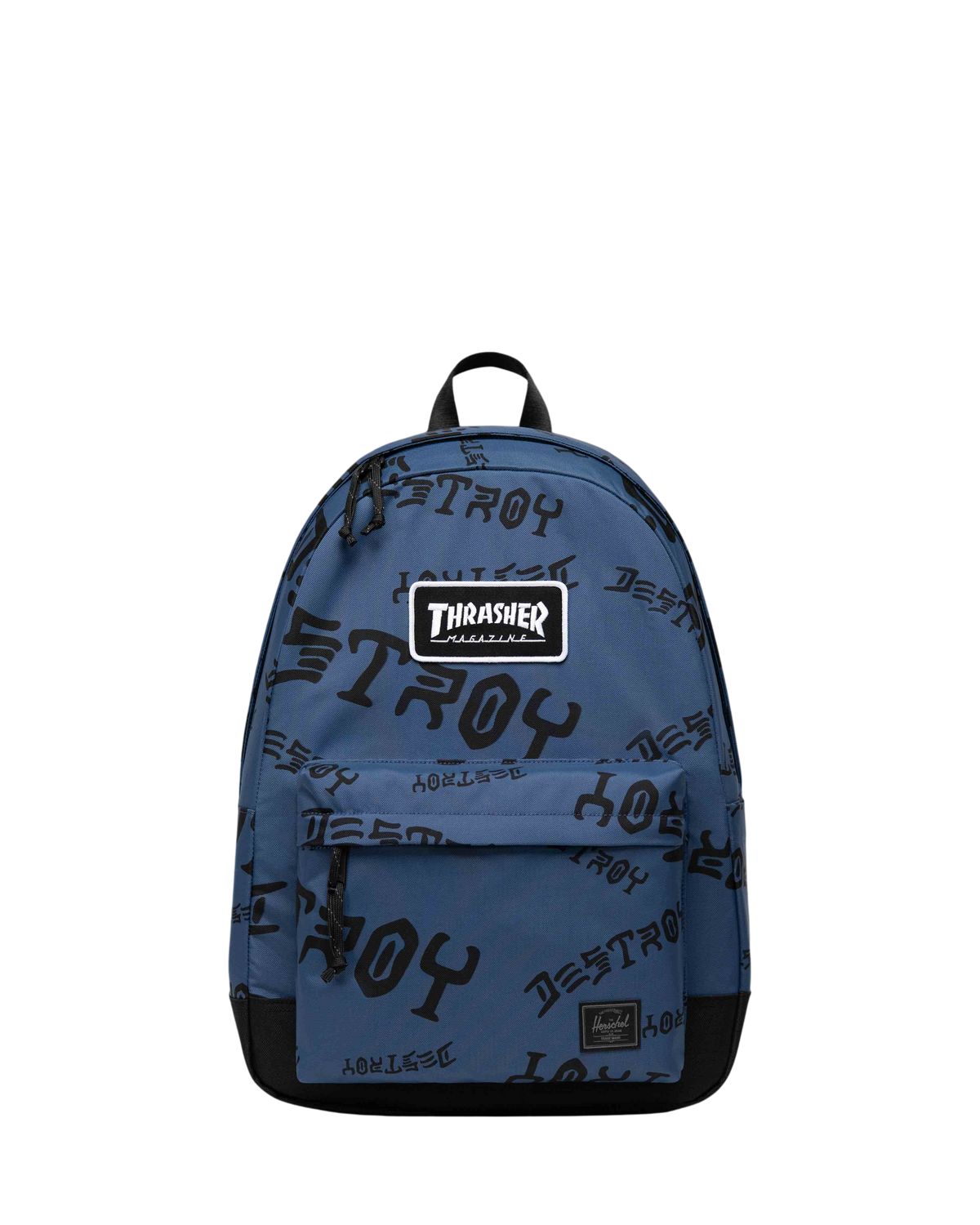 Herschel Thrasher Classic XL Backpack Nylon Oceana Dark Navy Destroy - flat