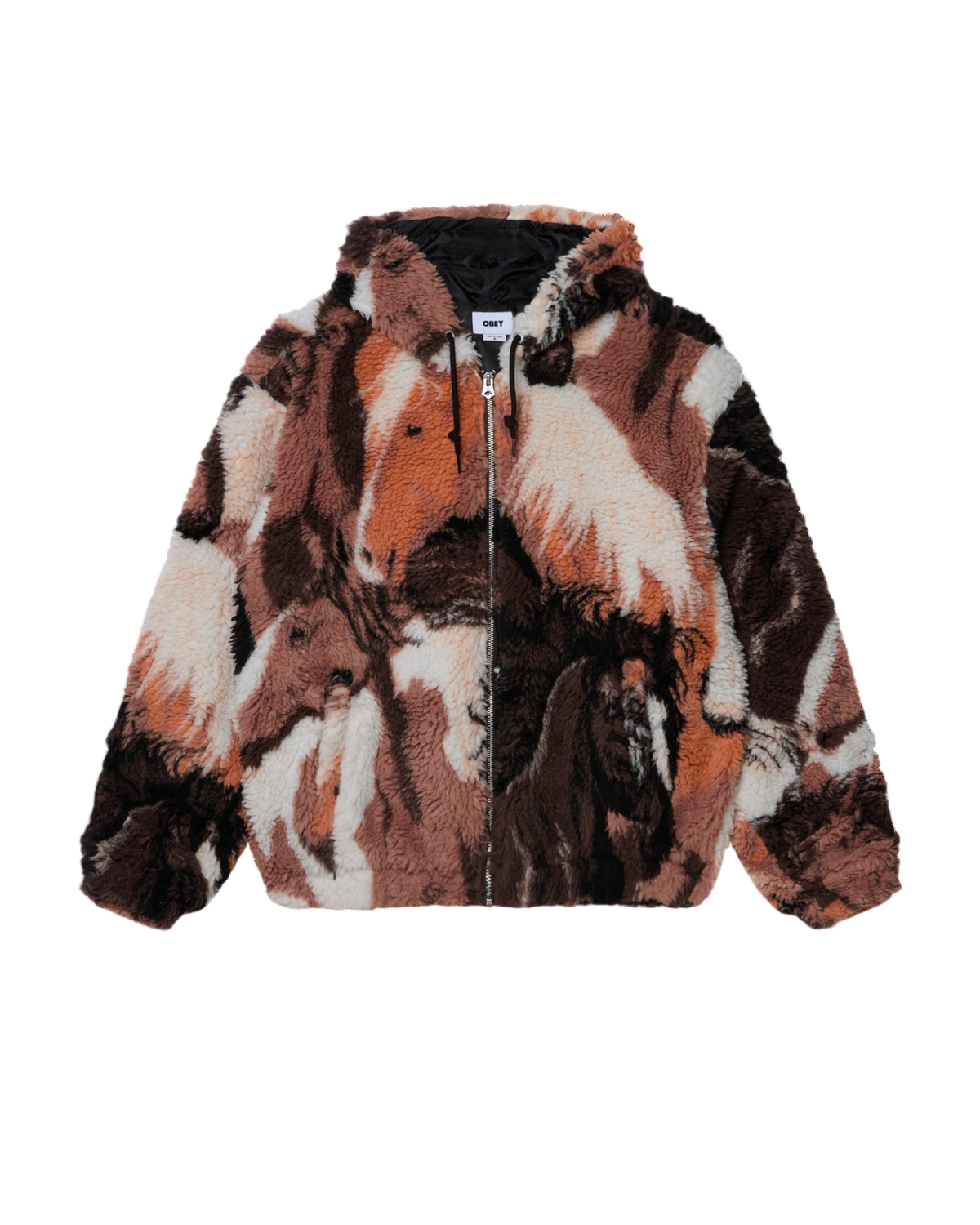 OBEY HORSES SHERPA JACKET