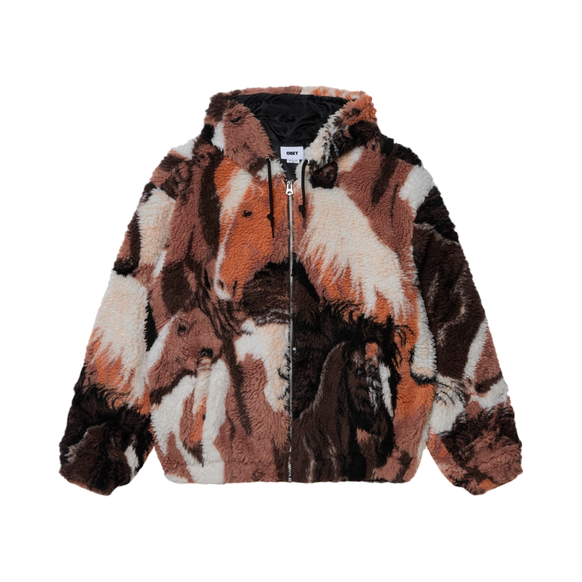 OBEY HORSES SHERPA JACKET