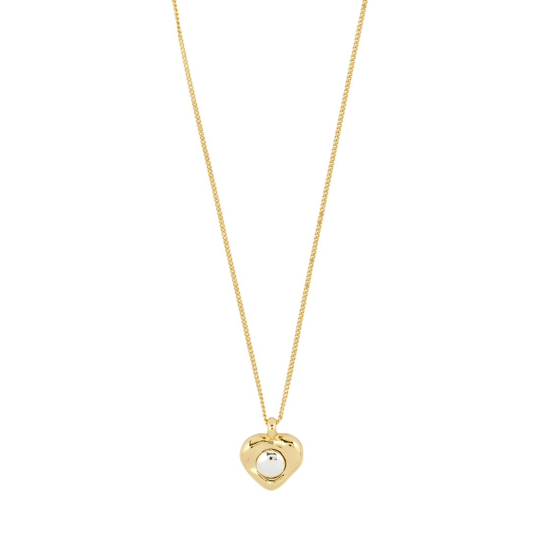 PILGRIM NOVA HEART NECKLACE