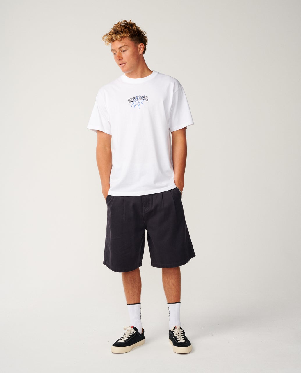 RIP CURL Disorder Balance Tee White