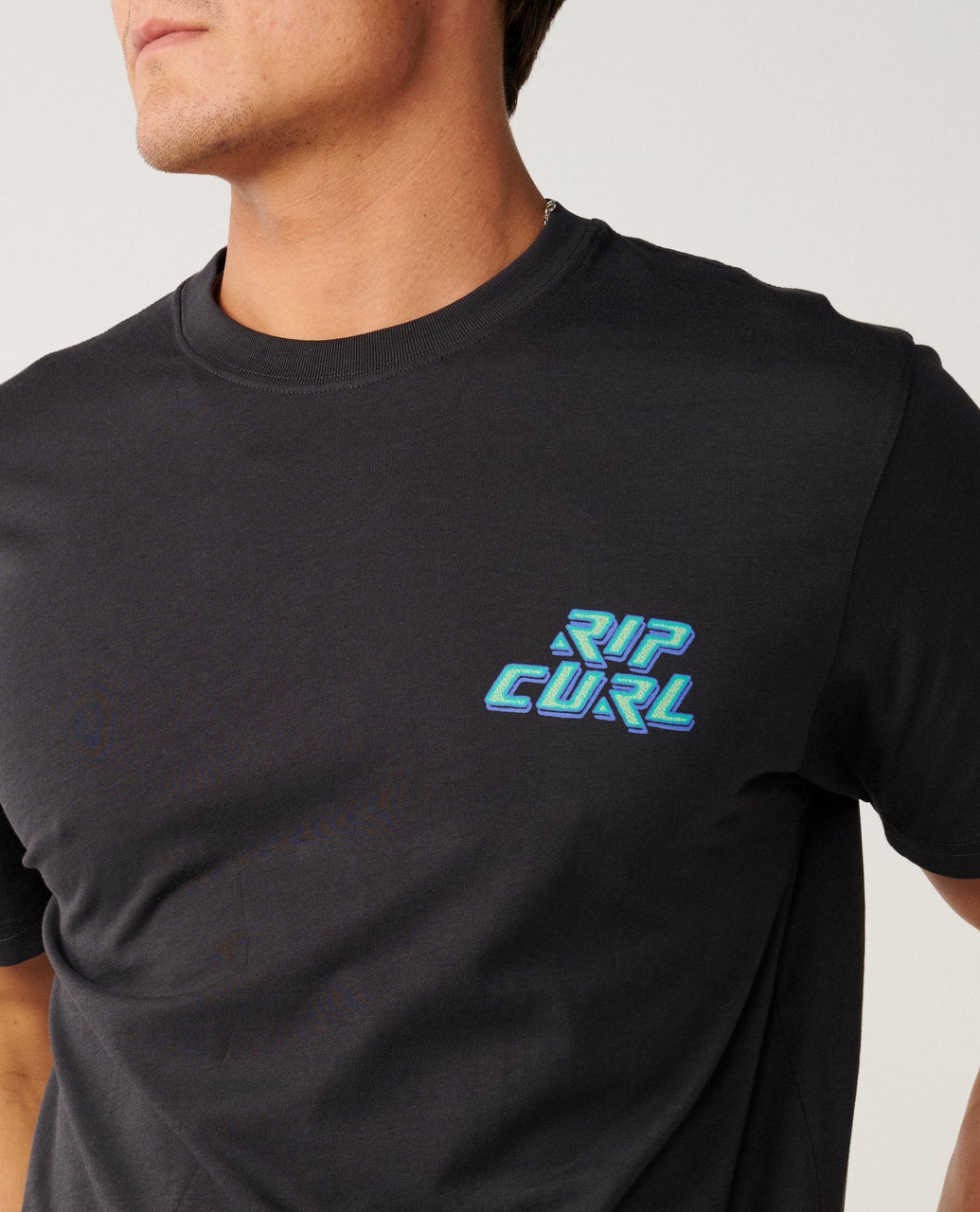RIP CURL Disorder Legacy Tee Washed Black