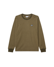 OBEY ESTABLISHED WORKS EYES STRIPE TEE LS