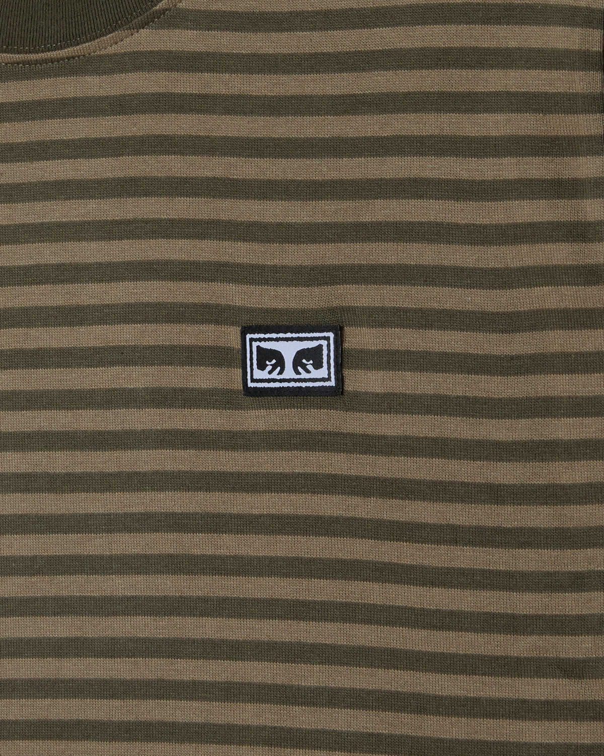 OBEY ESTABLISHED WORKS EYES STRIPE TEE LS