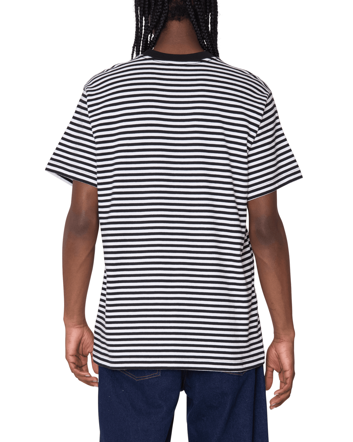 OBEY ESTABLISHED WORKS EYES STRIPE TEE SS