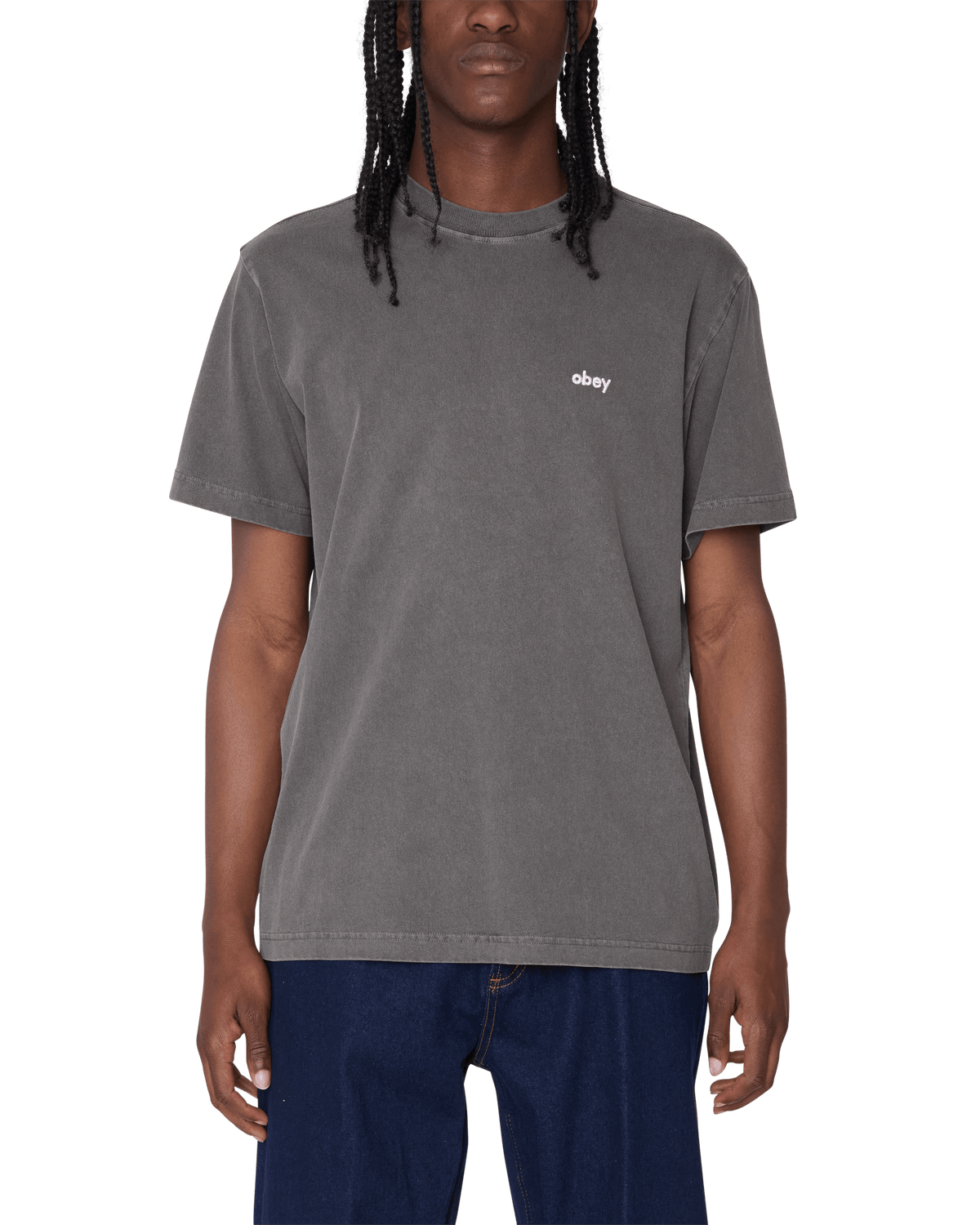 OBEY LOWERCASE PIGMENT TEE SS