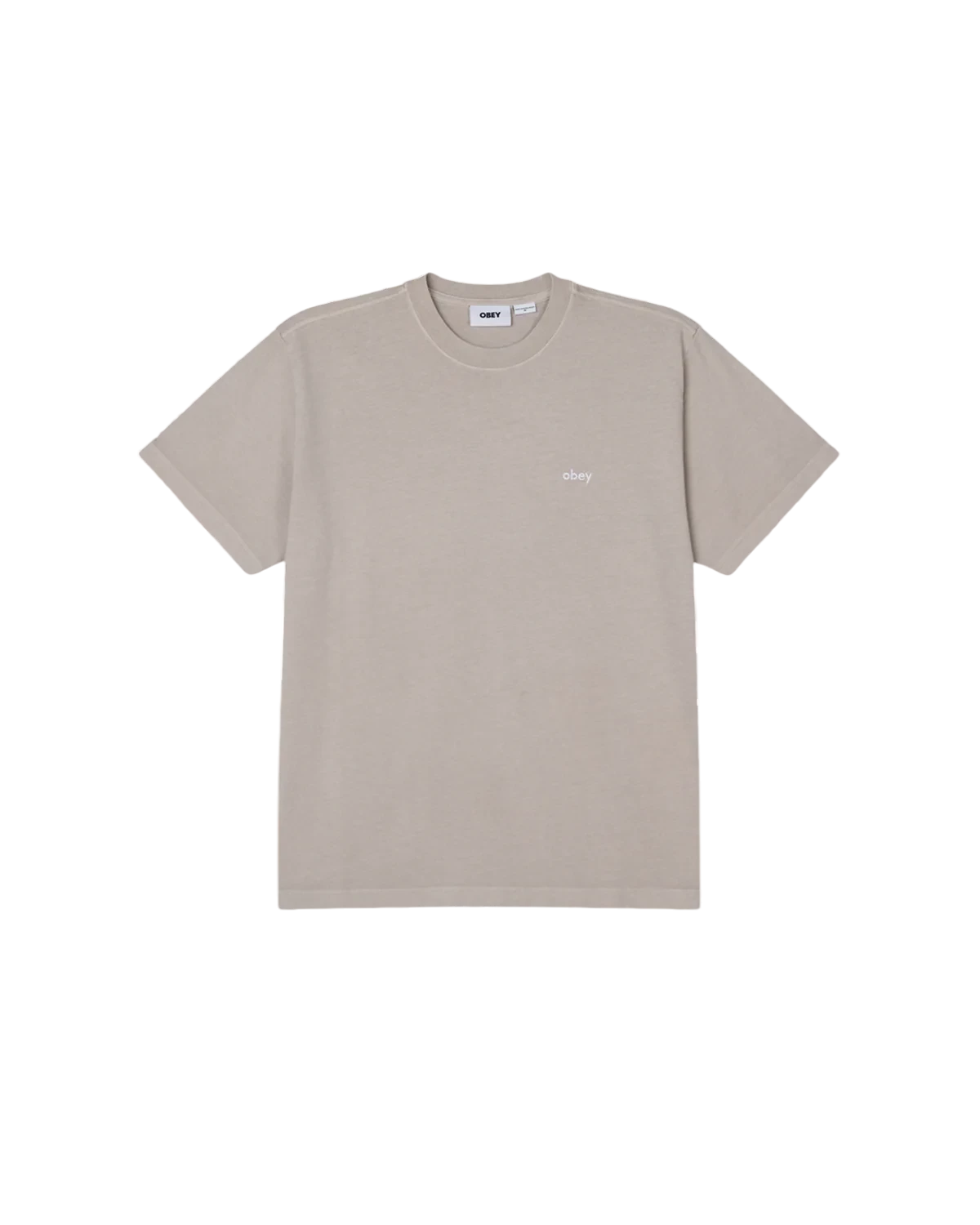 OBEY LOWERCASE PIGMENT TEE SS 