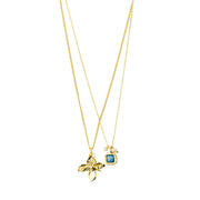 Ensemble de colliers Pilgrim TRACE 2-en-1 plaqué or