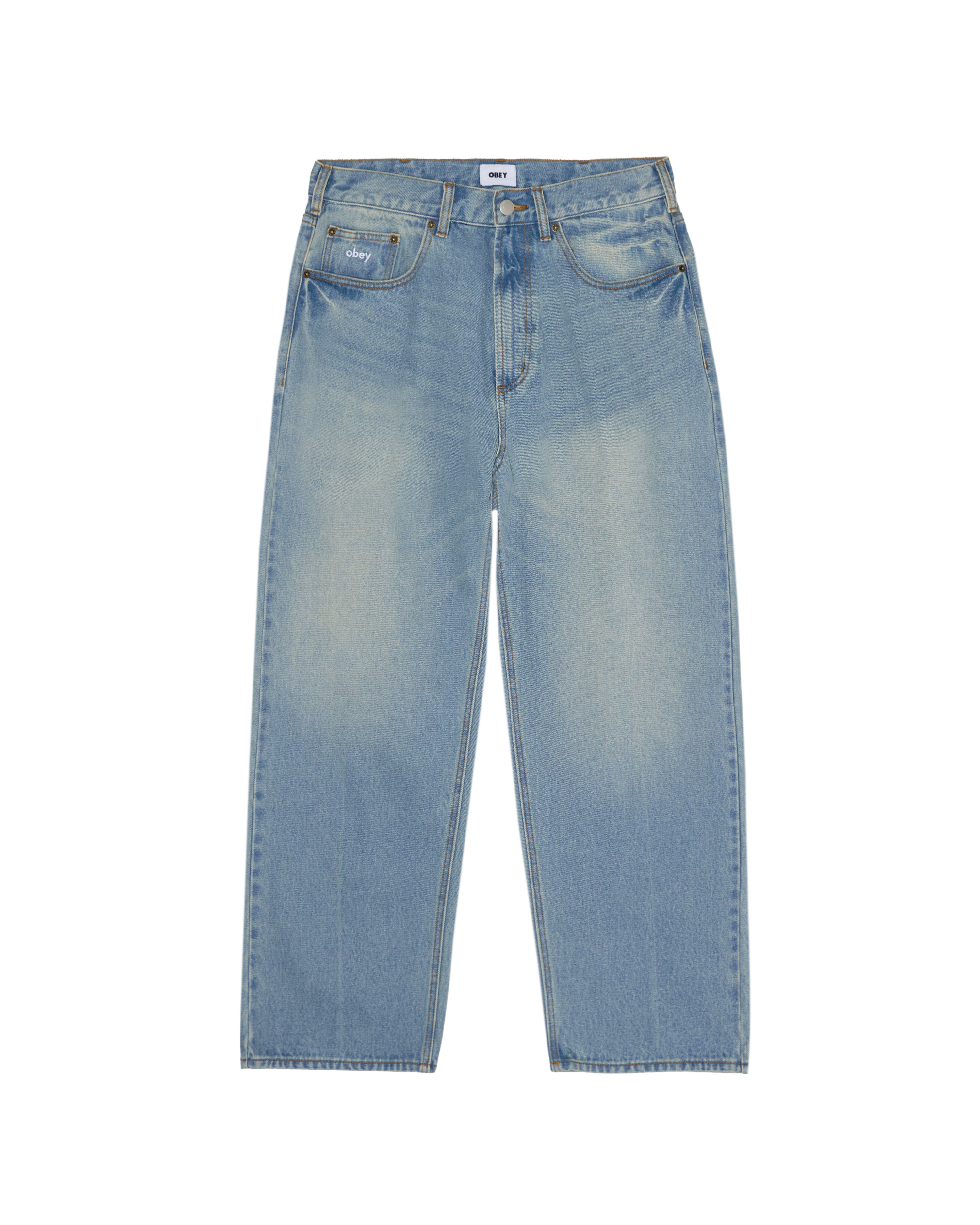 OBEY Bigwig Baggy Denim Archive Indigo - HOMIES