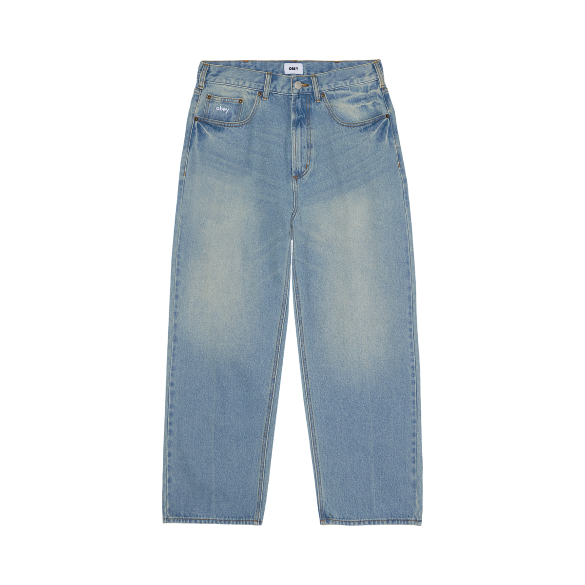 OBEY Bigwig Baggy Denim Archive Indigo - HOMIES
