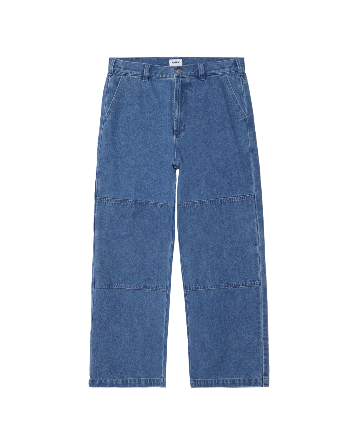OBEY BIGWIG DOUBLE KNEE WORKER DENIM