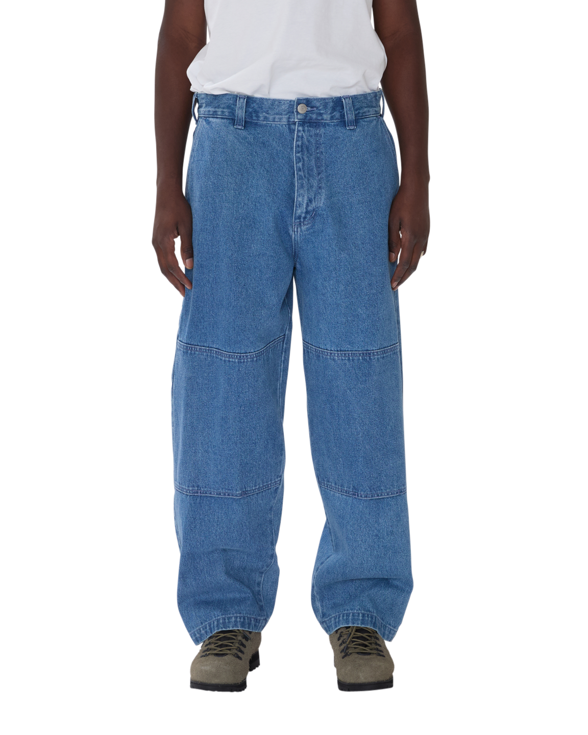 OBEY BIGWIG DOUBLE KNEE WORKER DENIM
