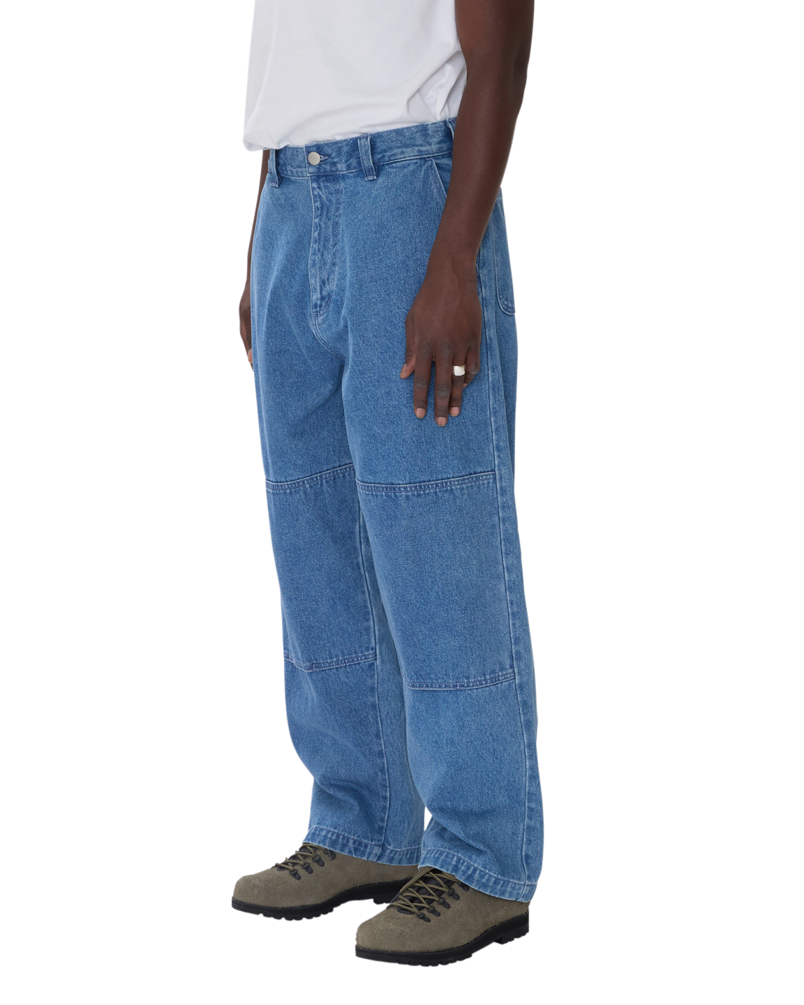 OBEY BIGWIG DOUBLE KNEE WORKER DENIM