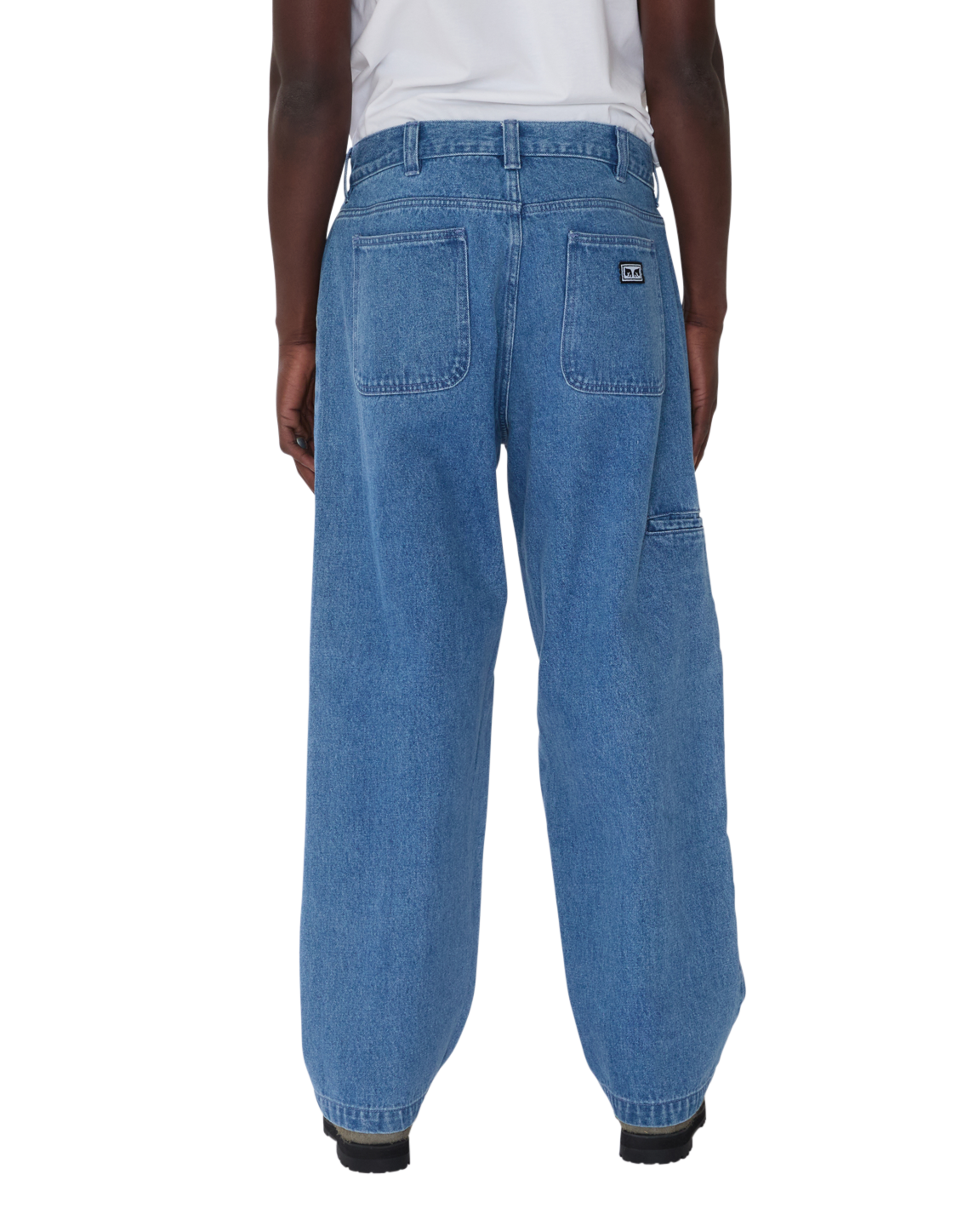 OBEY BIGWIG DOUBLE KNEE WORKER DENIM