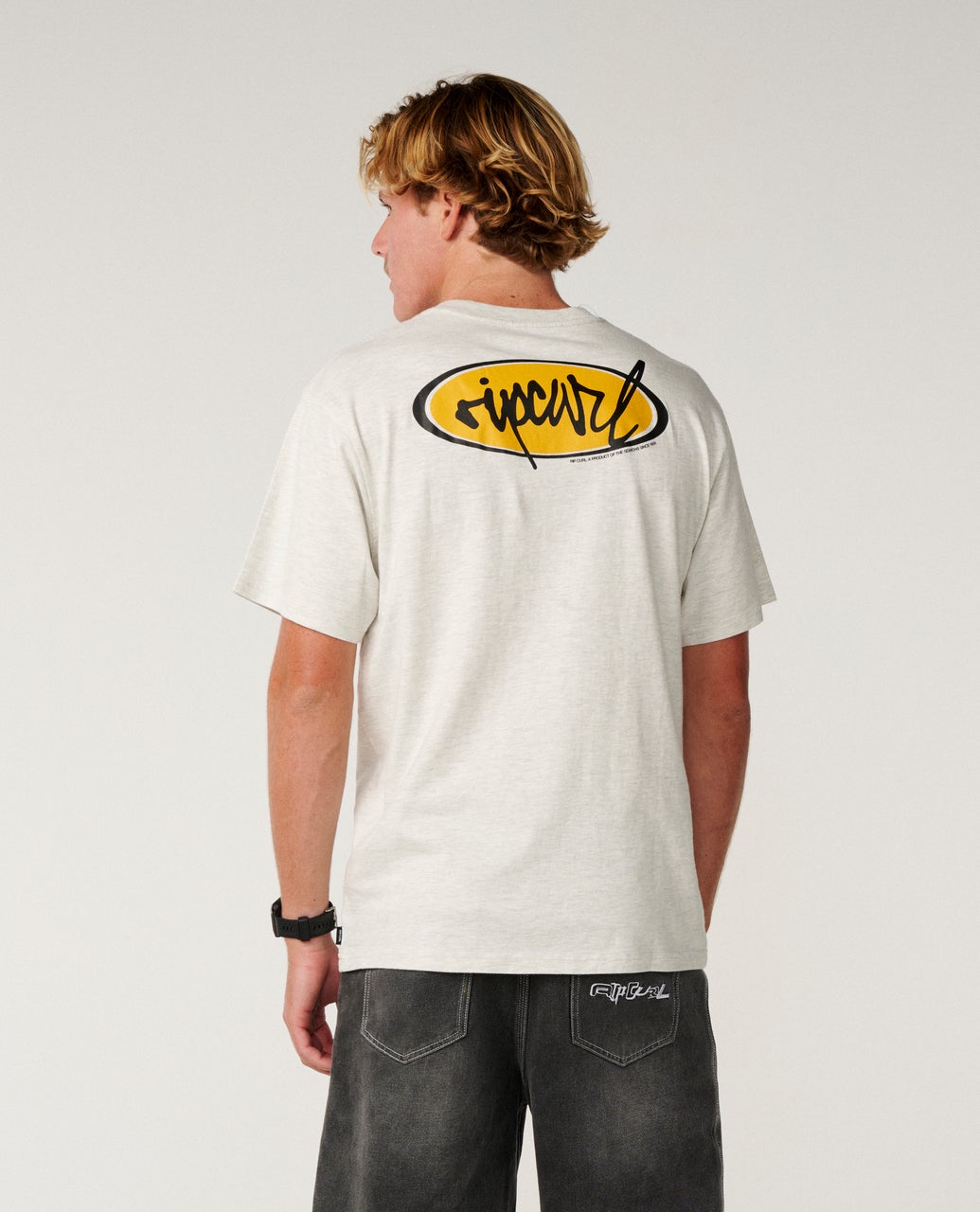 RIP CURL RIP SCRIPT TEE SPORTS MARLE