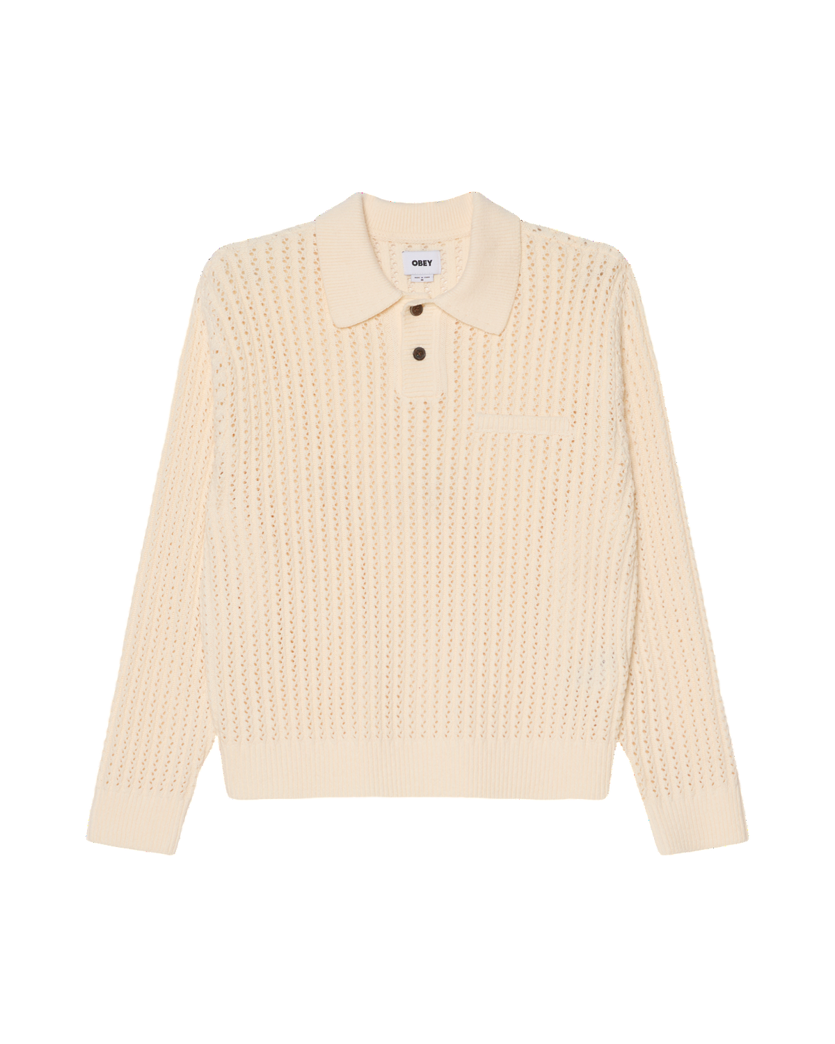 OBEY DUANE POLO SWEATER
