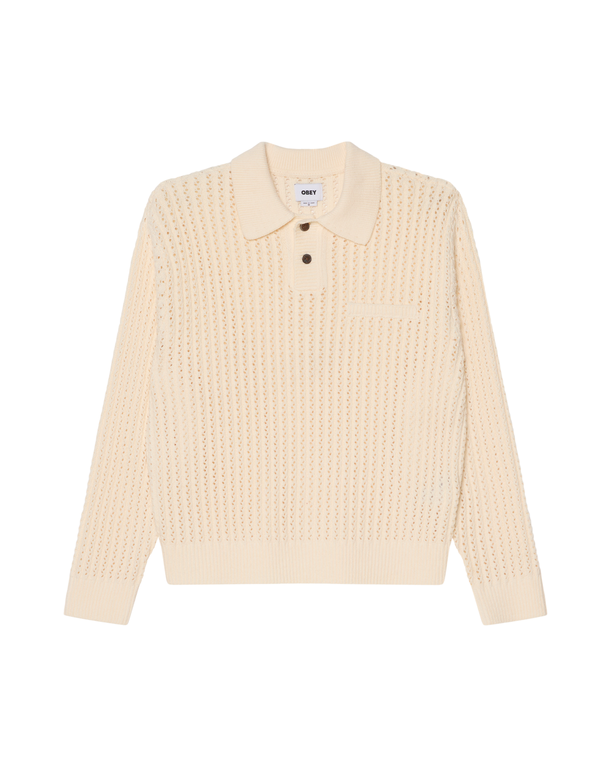 OBEY DUANE POLO SWEATER