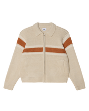 OBEY BERNARD ZIP UP SWEATER