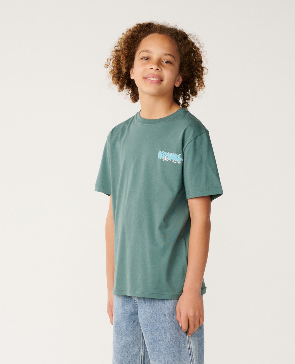 RIP CURL K Surf Shack Tee - Muted Green