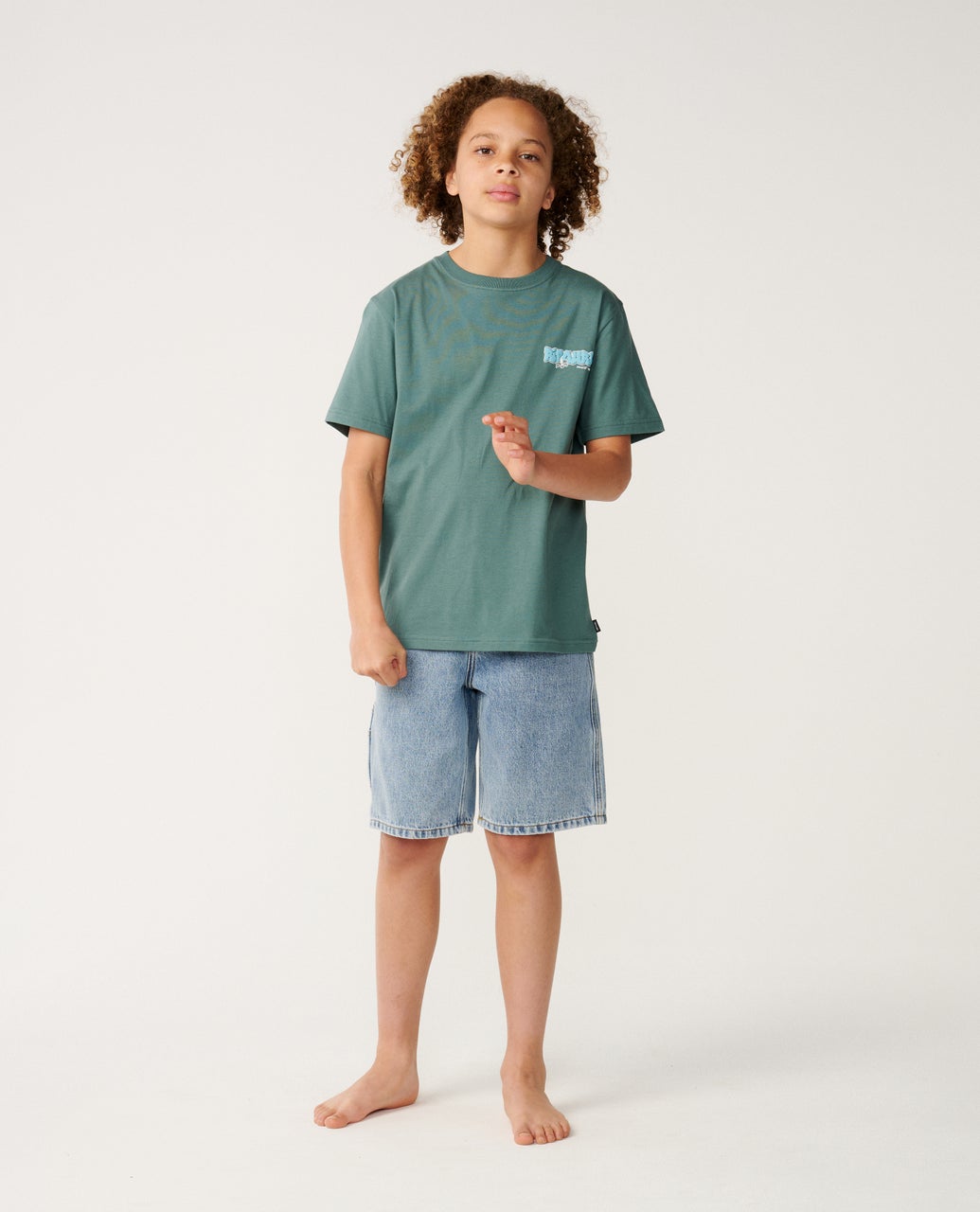 RIP CURL K Surf Shack Tee - Muted Green