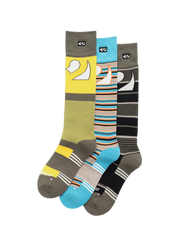THIRTY TWO CUT OUT SOCKS (3 PACKS)