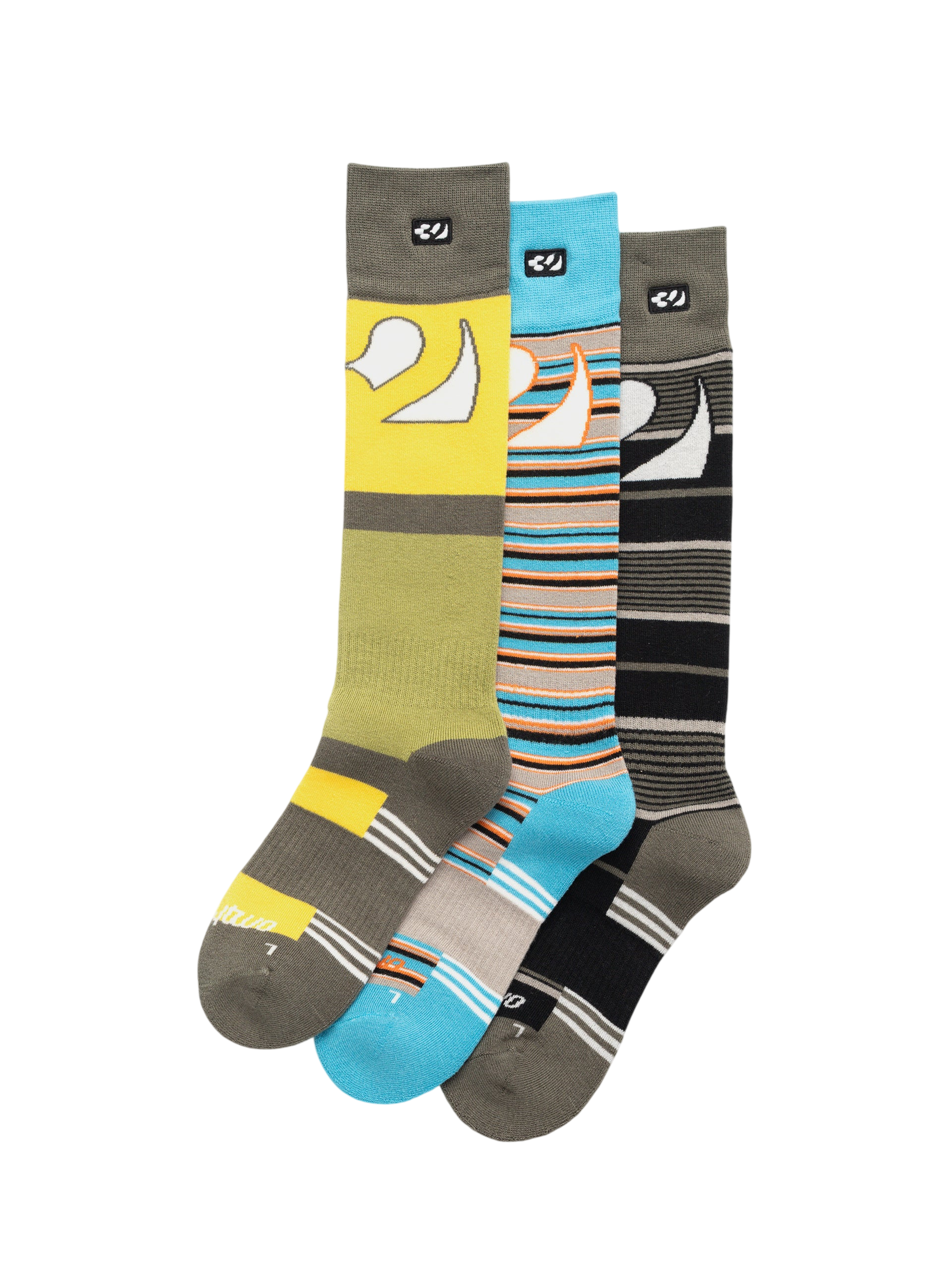THIRTY TWO CUT OUT SOCKS (3 PACKS)