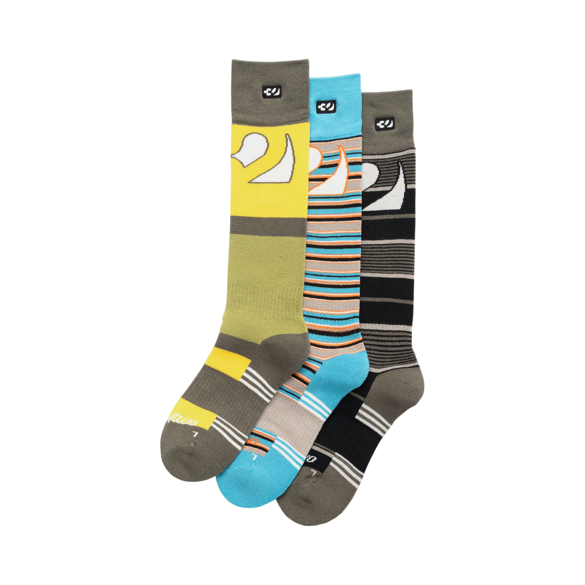 THIRTY TWO CUT OUT SOCKS (3 PACKS)