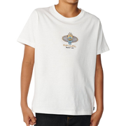 RIP CURL K New Cosmic Skull Tee - Bone