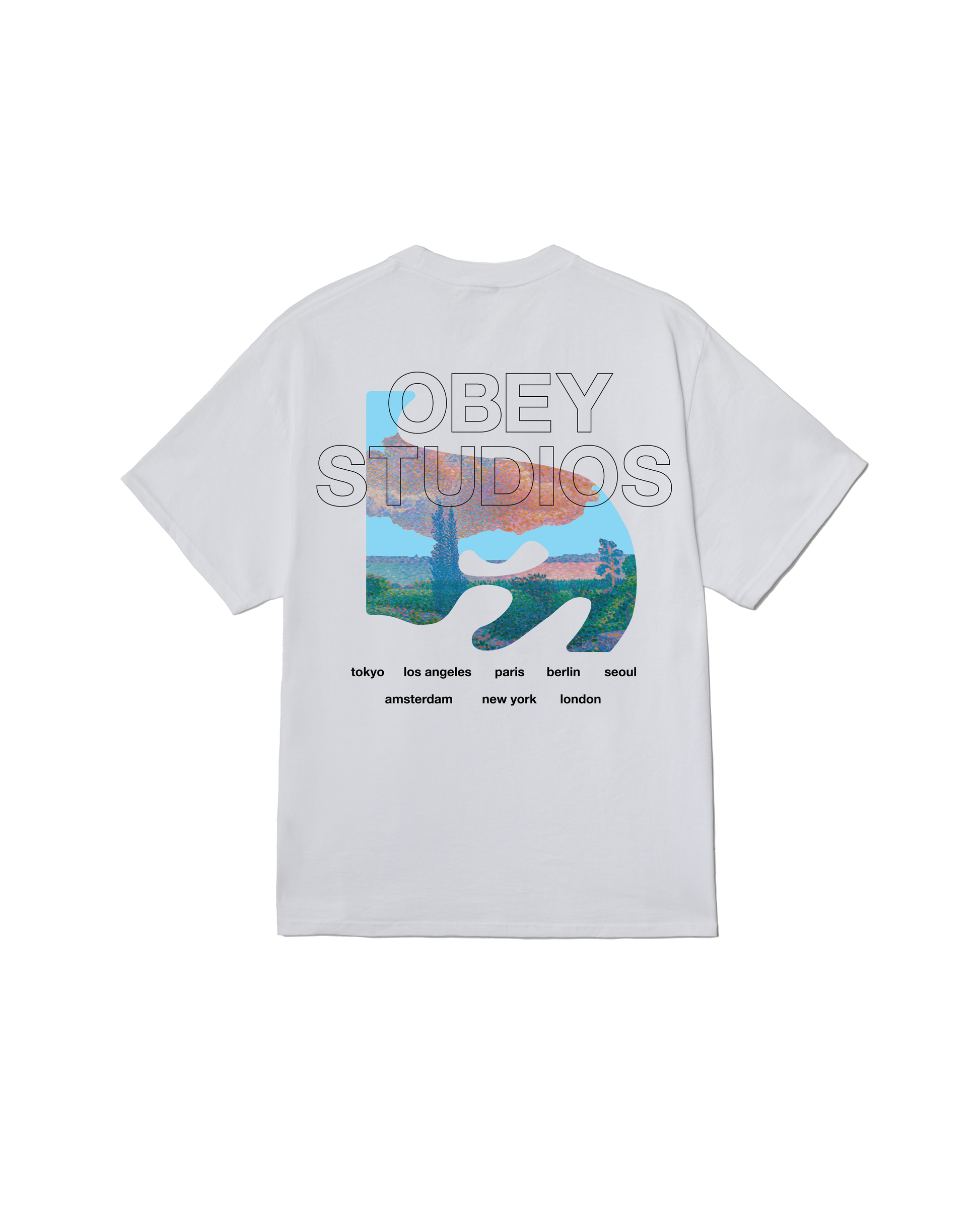 OBEY PASTURES TEE - vue avant