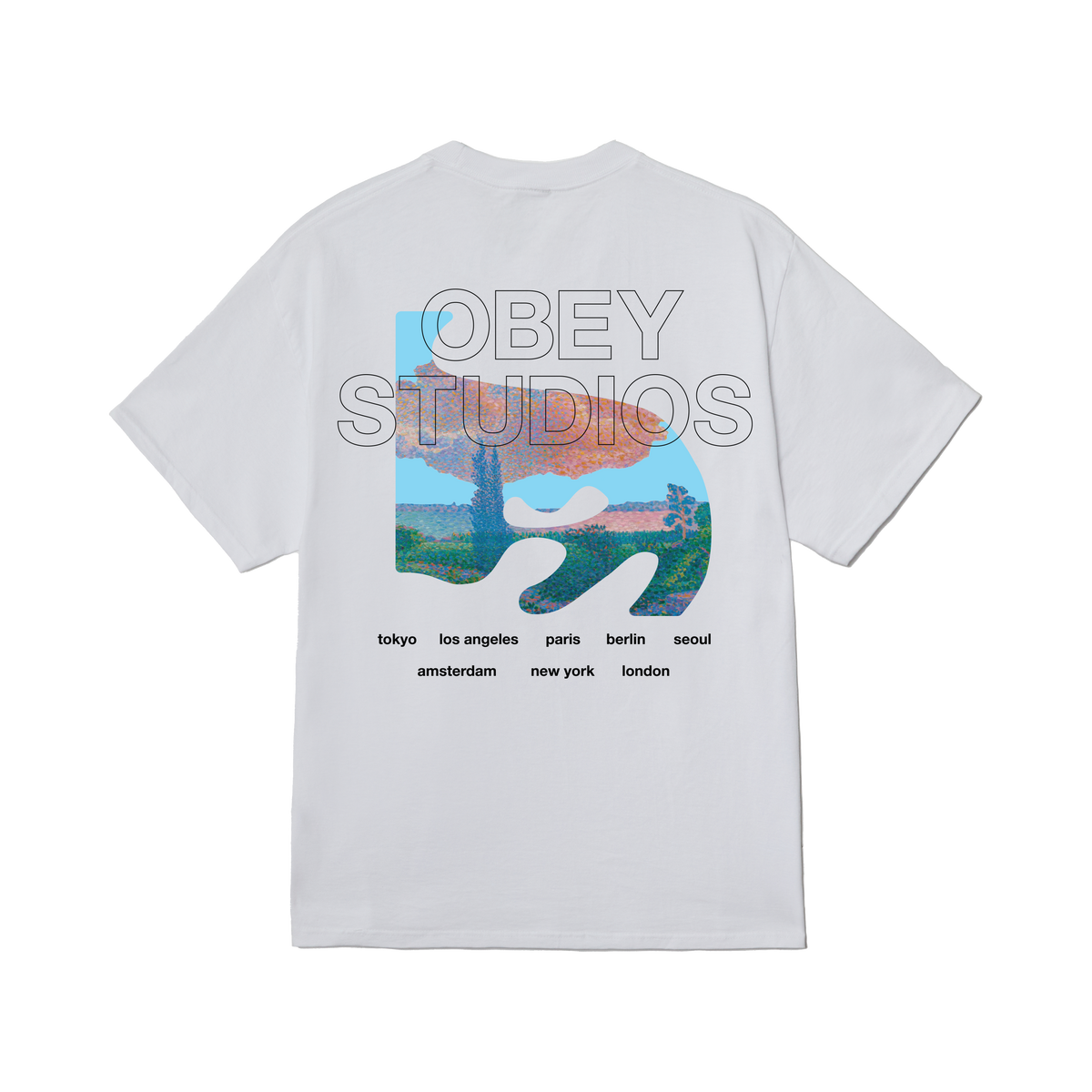 OBEY PASTURES TEE - vue avant