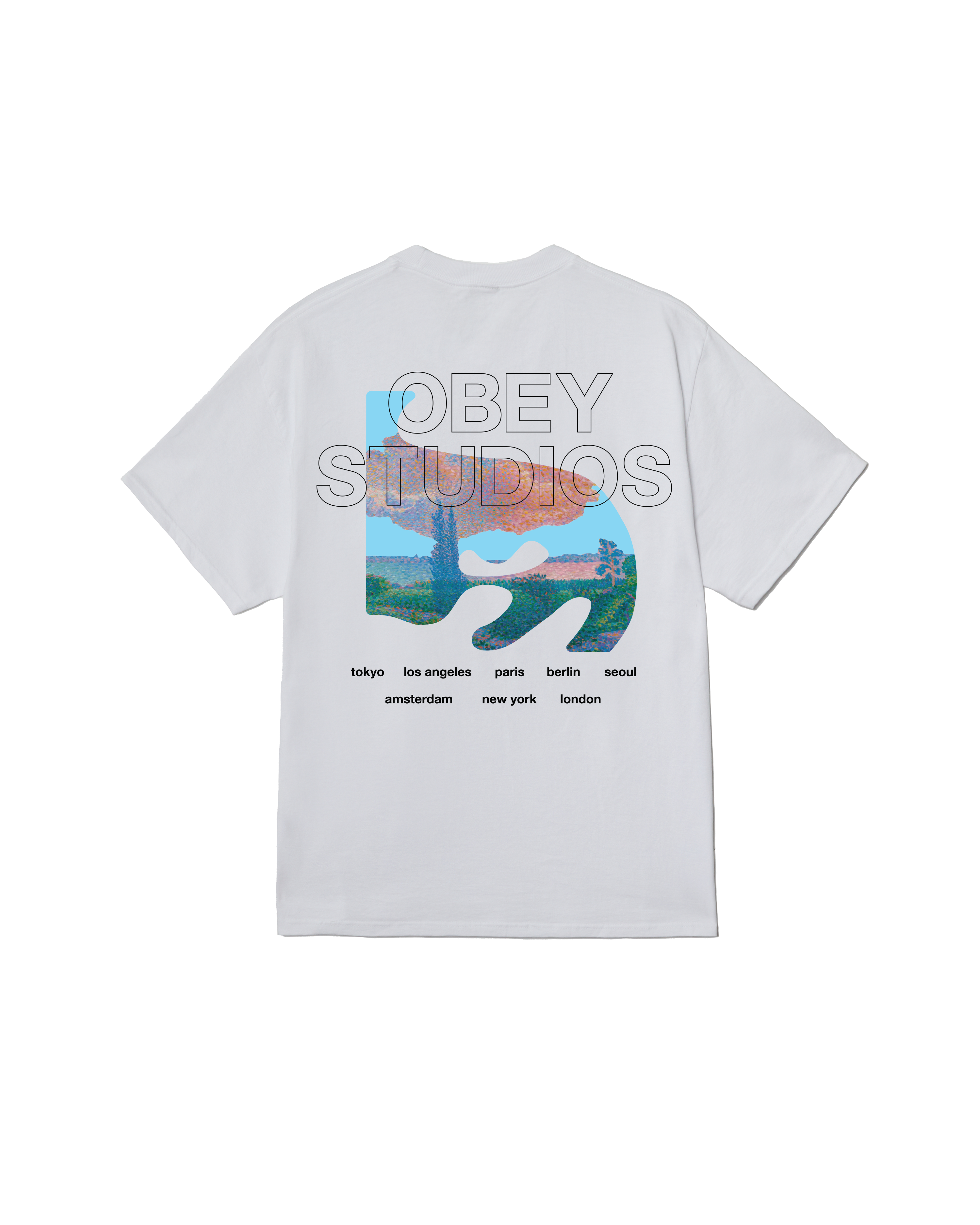 OBEY PASTURES TEE - vue avant