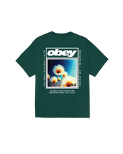 OBEY STRONGER TOGETHER TEE - Rainforest