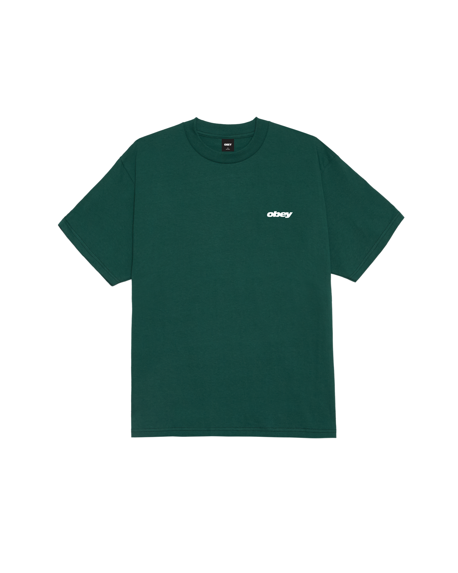 OBEY STRONGER TOGETHER TEE - Rainforest