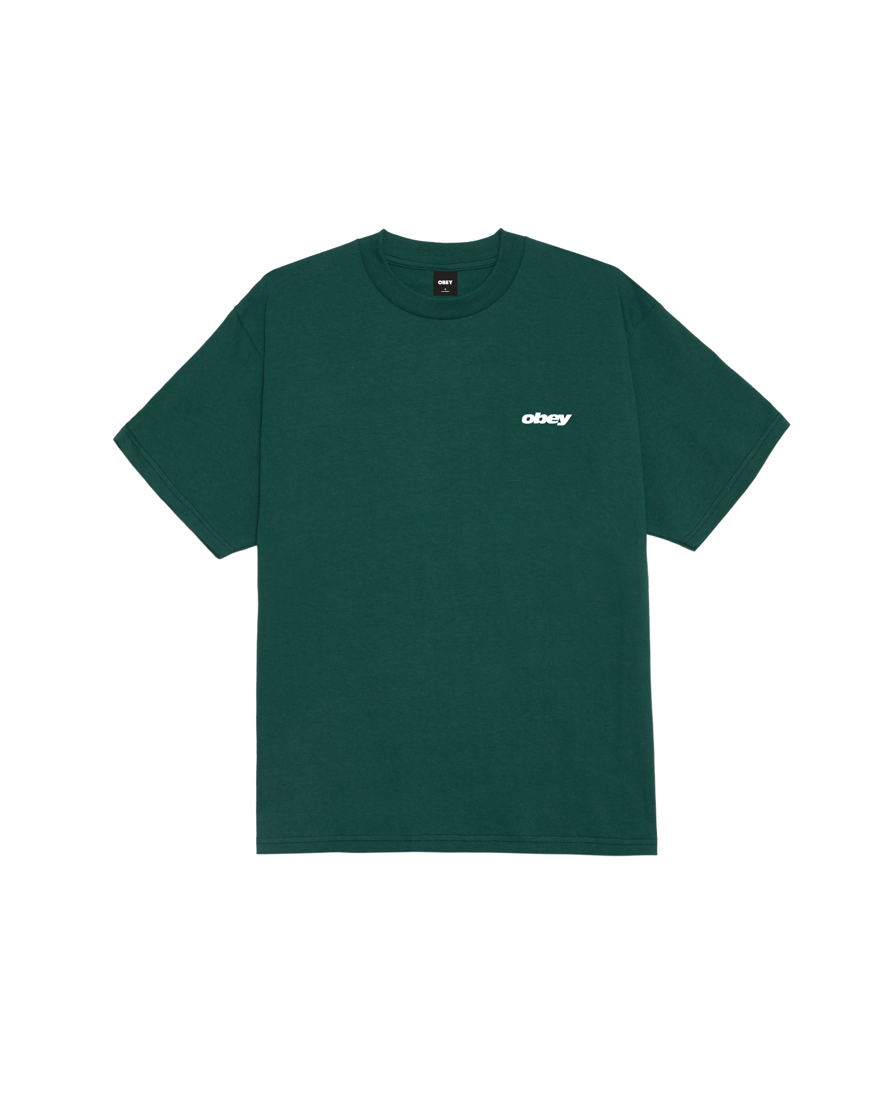 OBEY STRONGER TOGETHER TEE - Rainforest