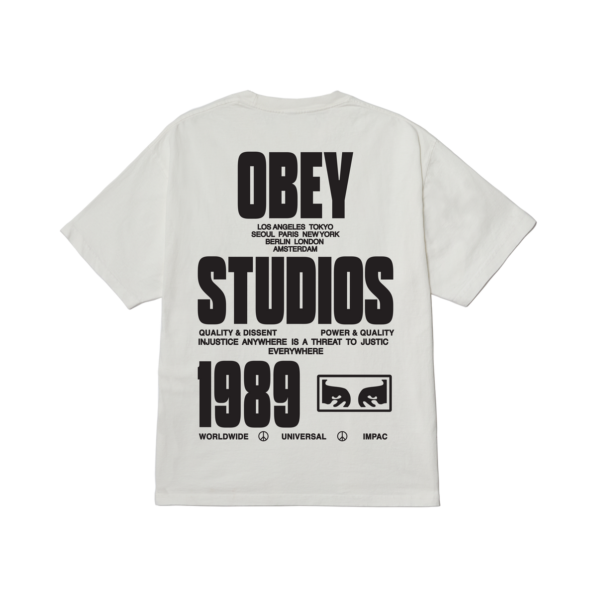 OBEY STAMPED BOX TEE