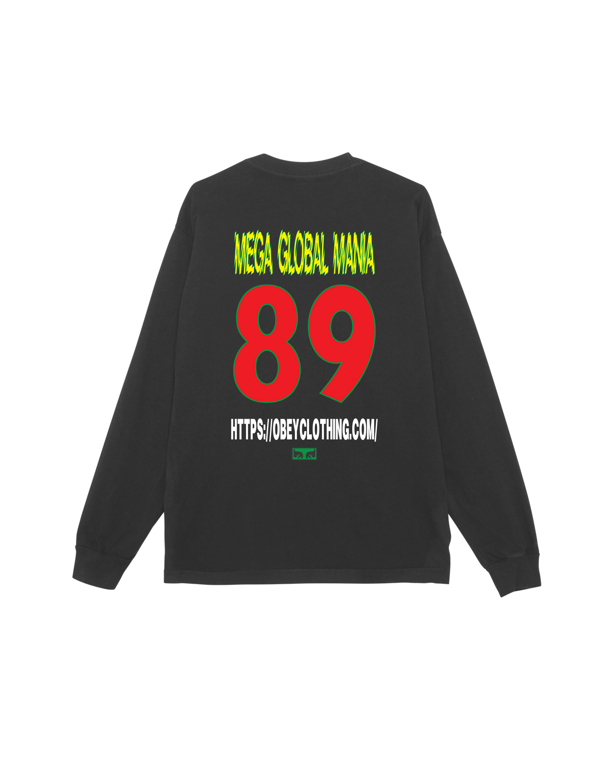 OBEY MEGA GLOBAL MANIA LS TEE